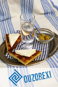 Ouzorexi das Tavernengedeck!